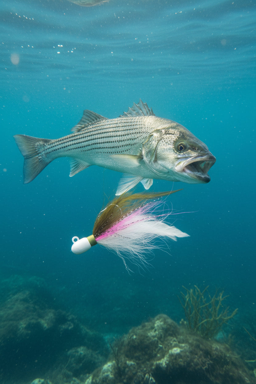 Bunker custom bucktail jig