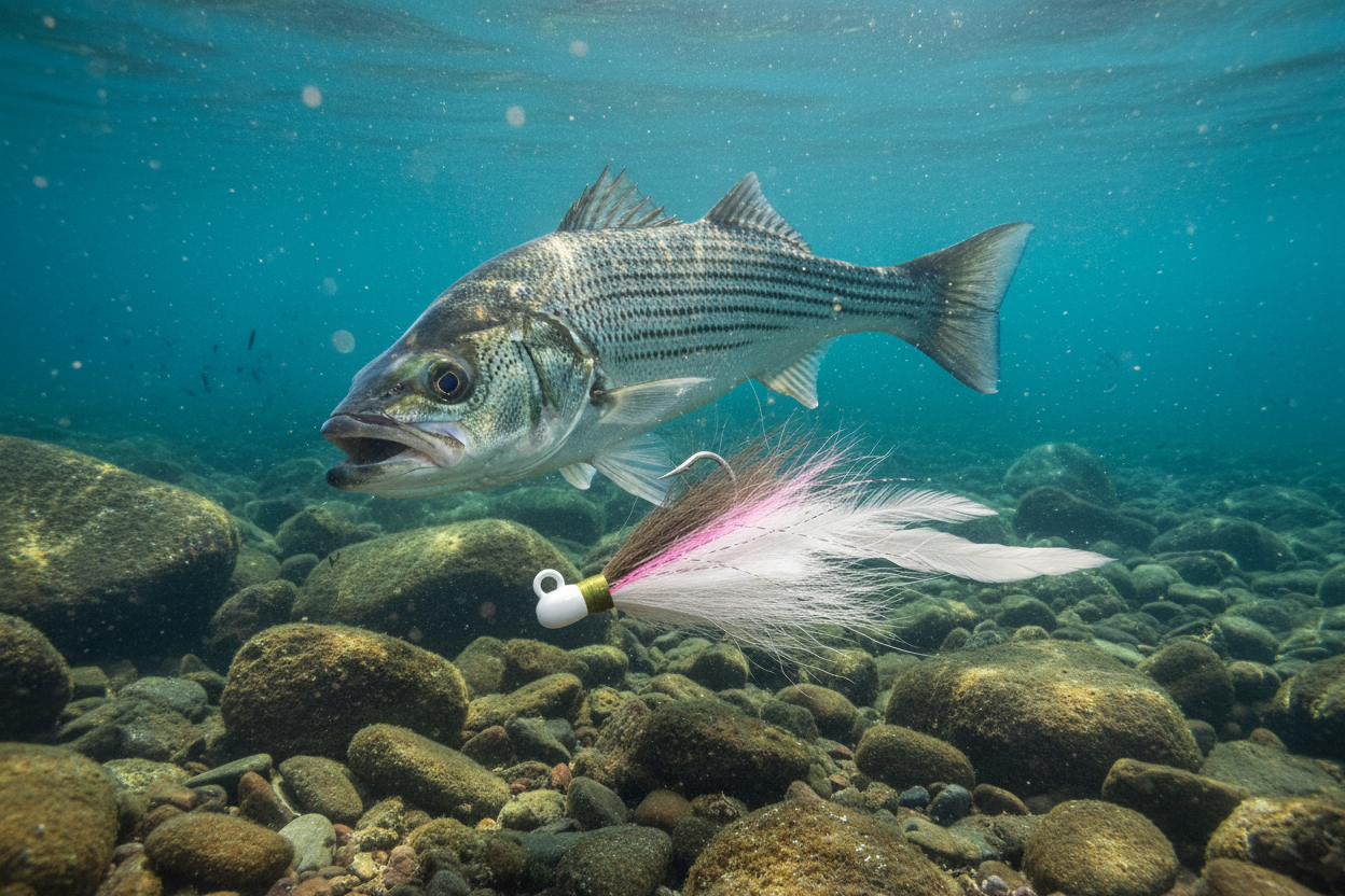 Bunker custom bucktail jig